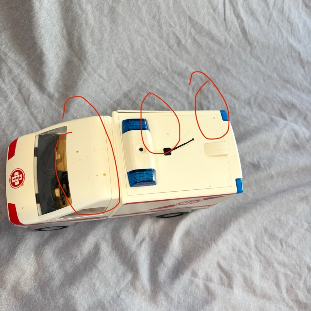 Vintage y2k‎ 2004 Playmobil 4221 Ambulance Geobra Brandstatter - Picture 5 of 16